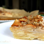 gâteau invisible fondant de pommes et noix