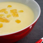 Soupe de citrouille et maïs - stylisme culinaire Youcookme