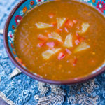 velouté de poivron rouge à l'orange