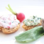 Duo de dips radis roquette - stylisme culinaire Youcookme