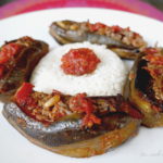 Aubergines farcies à la libanaise - stylisme culinaire Youcookme